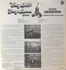 The Ruby Braffi / George Barnes Quartet Plays Gershwin LP