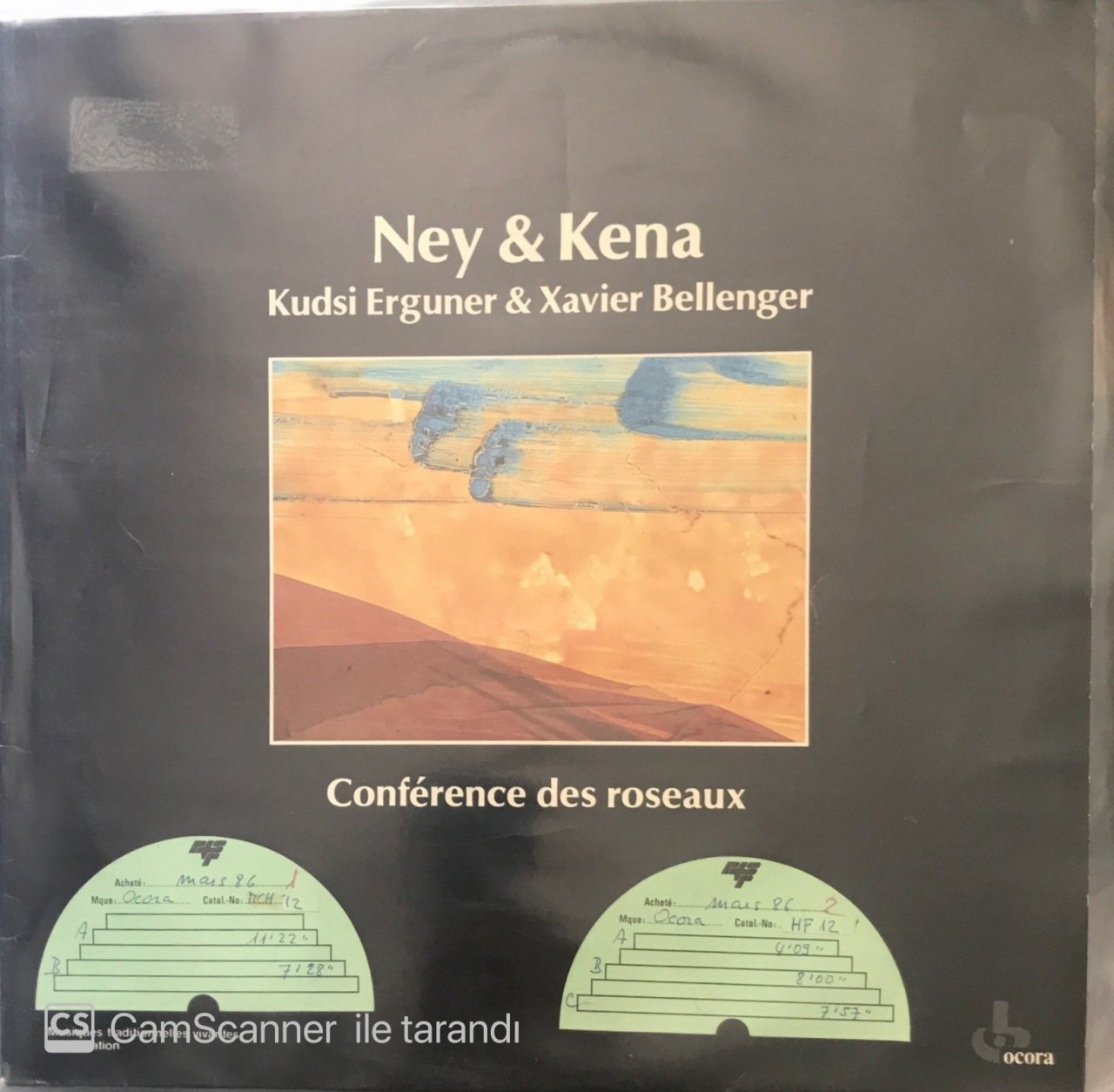 Ney & Kena Kudsi Erguner & Xavier Bellenger Conference Des Roseaux LP