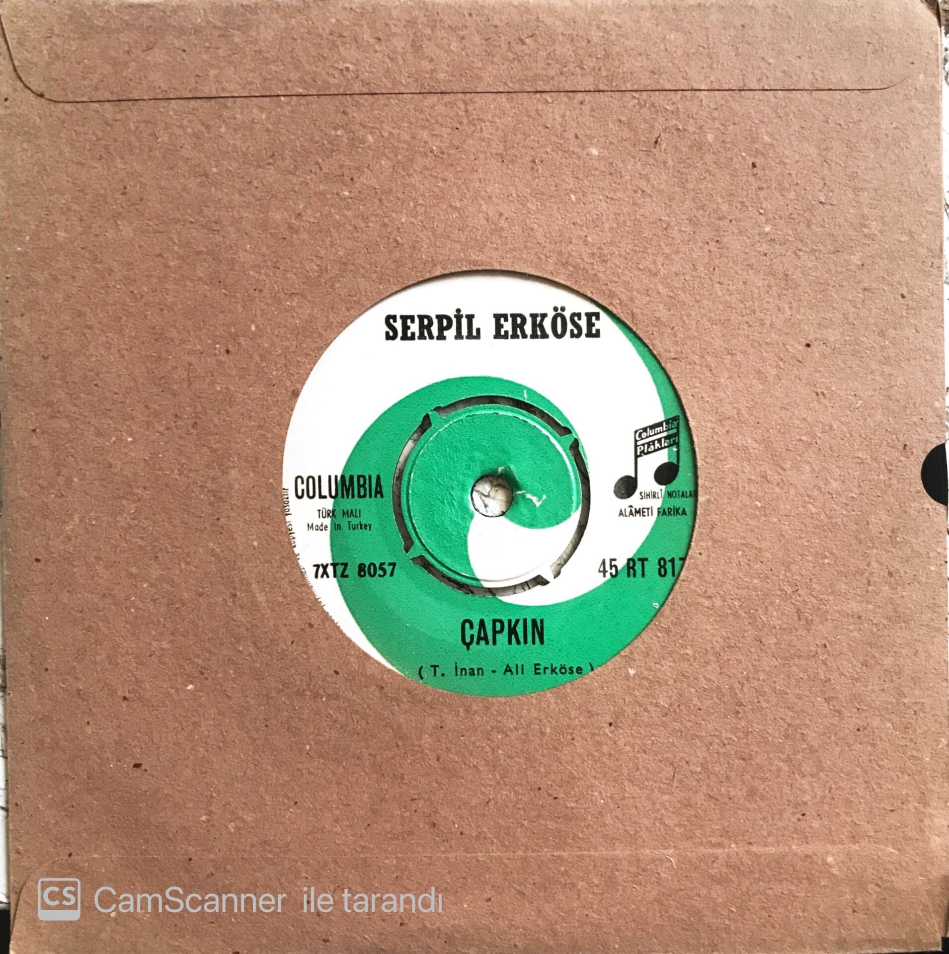 Serpil Erköse - Kaderim Bu/Çapkın - 45'lik