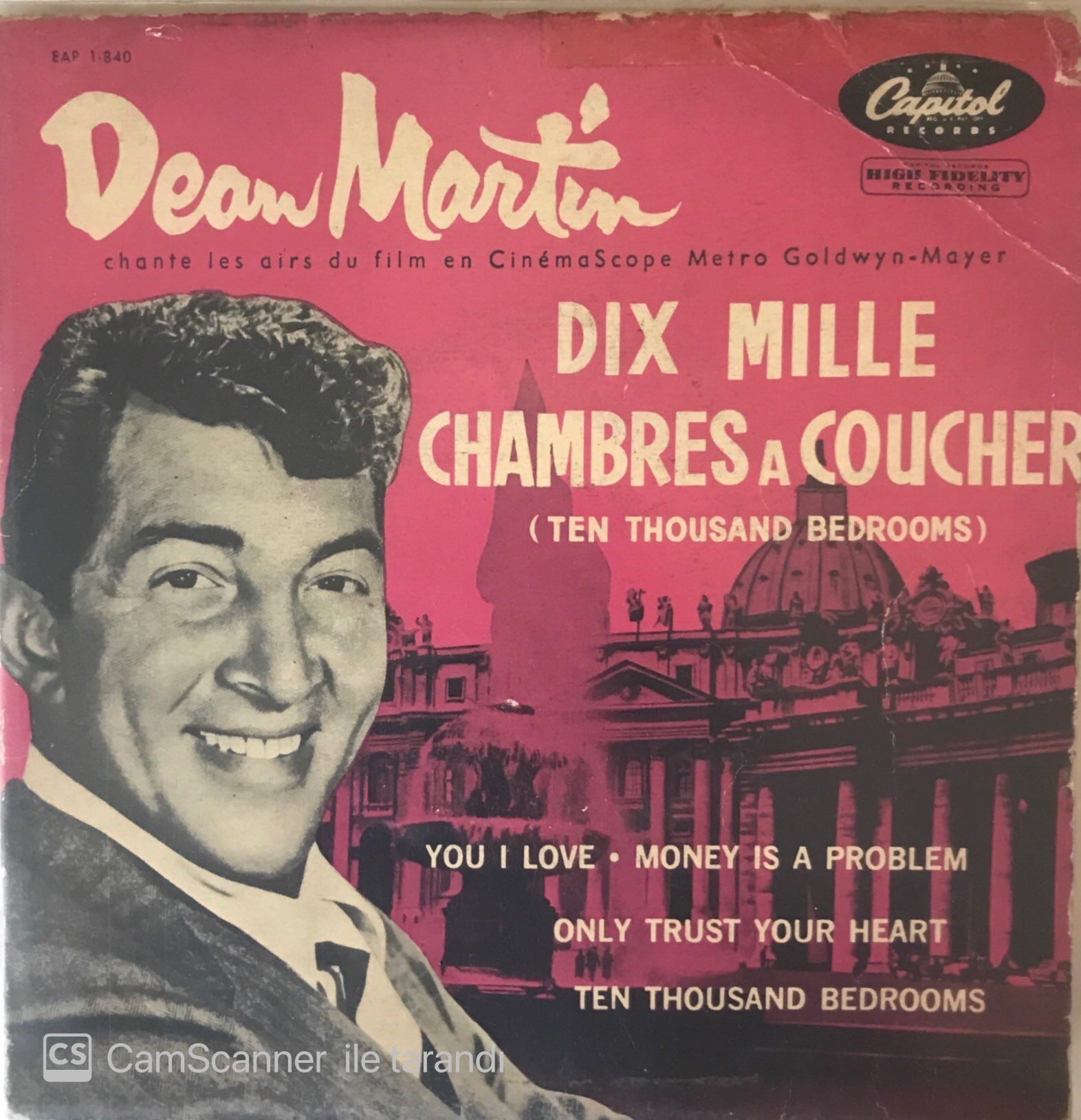 Dean Martın Dix Mille Chambres A Coucher 45lik