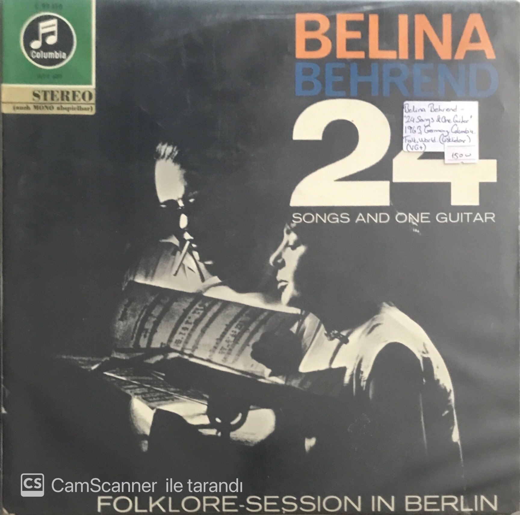 Belina Behrend 24 Songs & One Guitar LP
