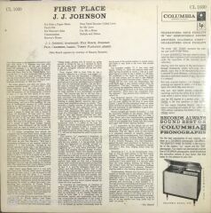 J.J. Johnson - First Place LP