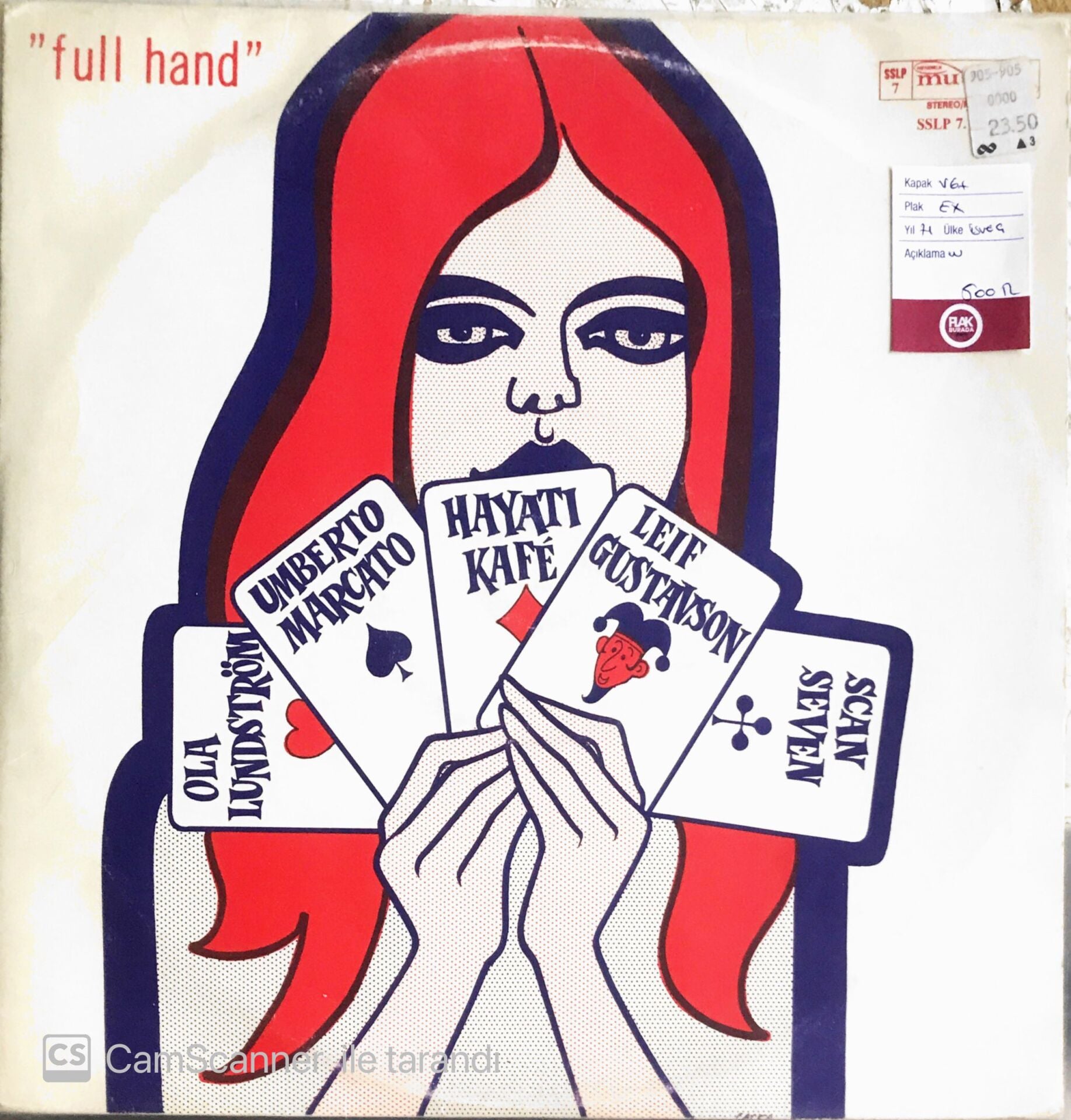 Various Artists - ''Full Hand'' - LP