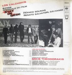 Bande Originale Du Film Etat De Siege - LP