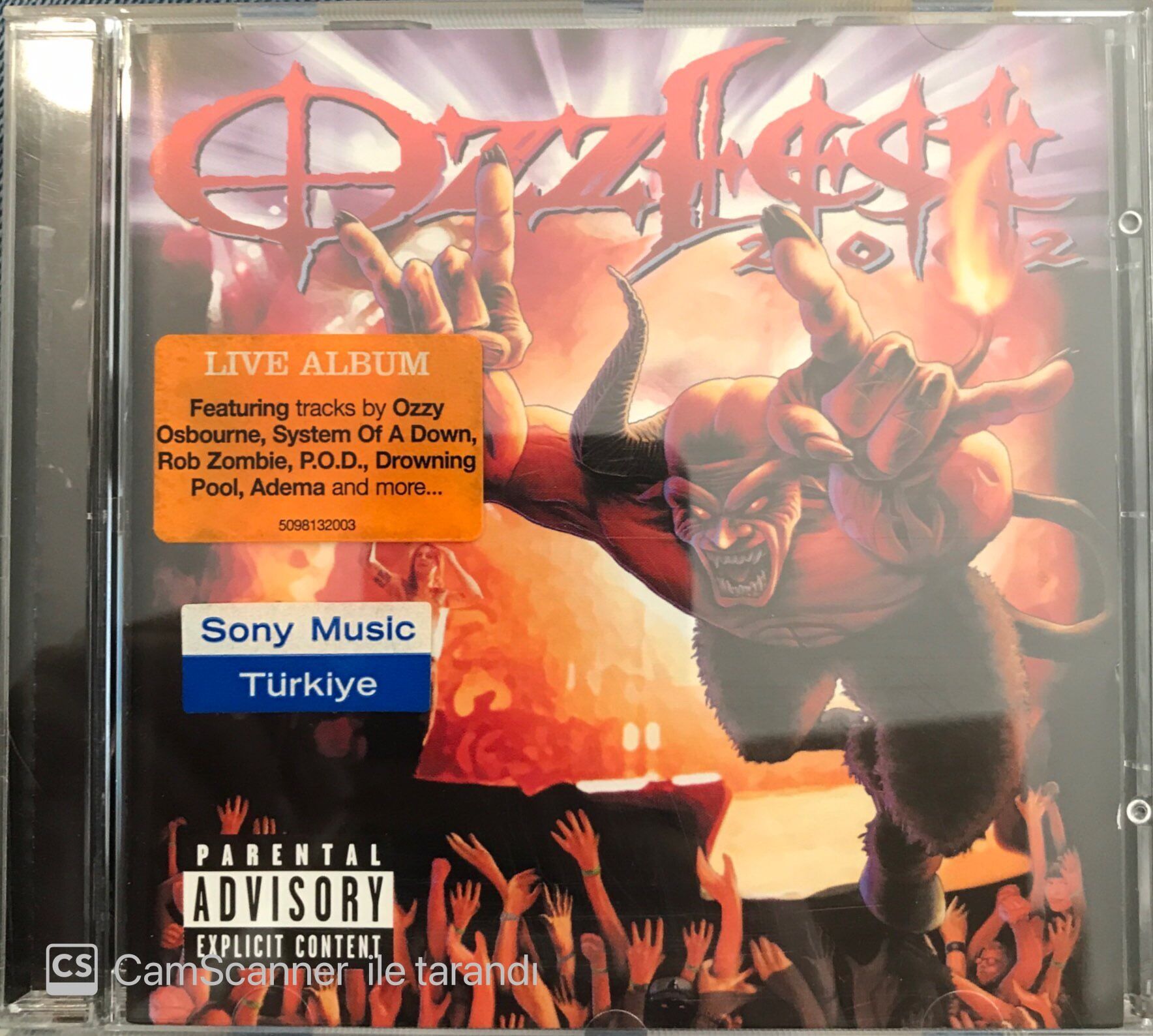 Ozzfest Live 2002 CD