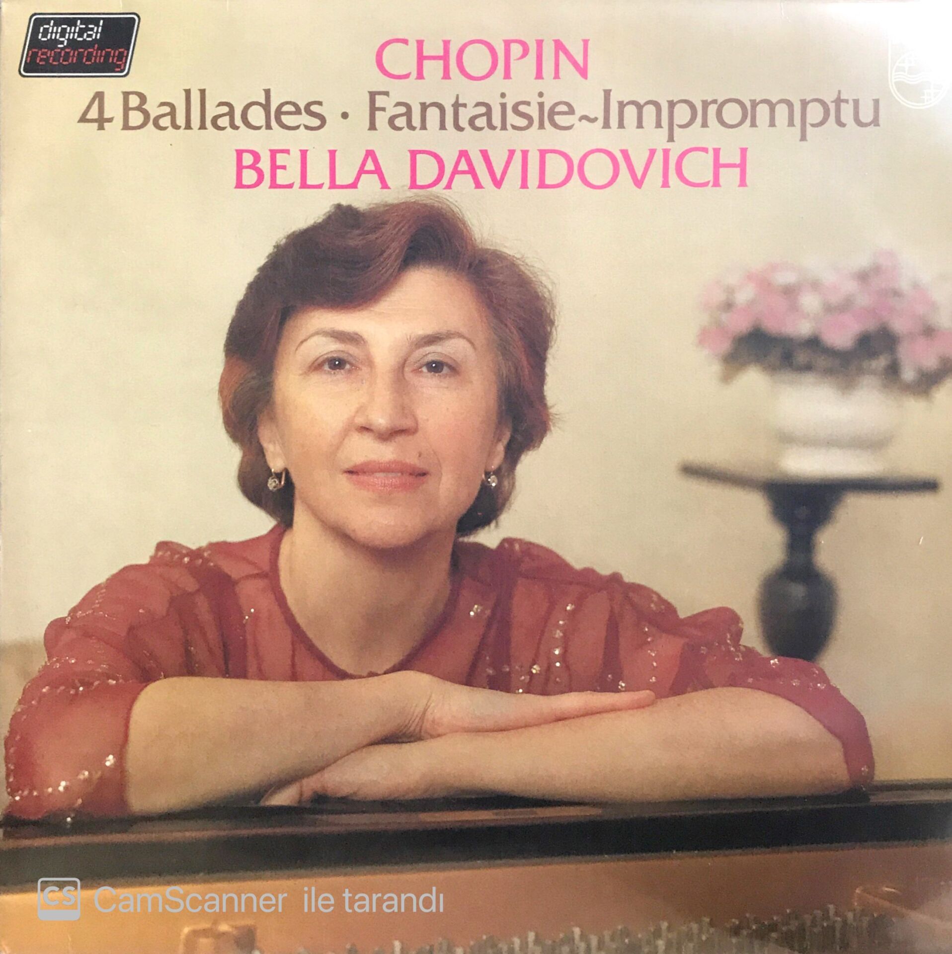 Chopin - 4 Ballades - Fantaisie Impromptu / Bella Davidovich LP