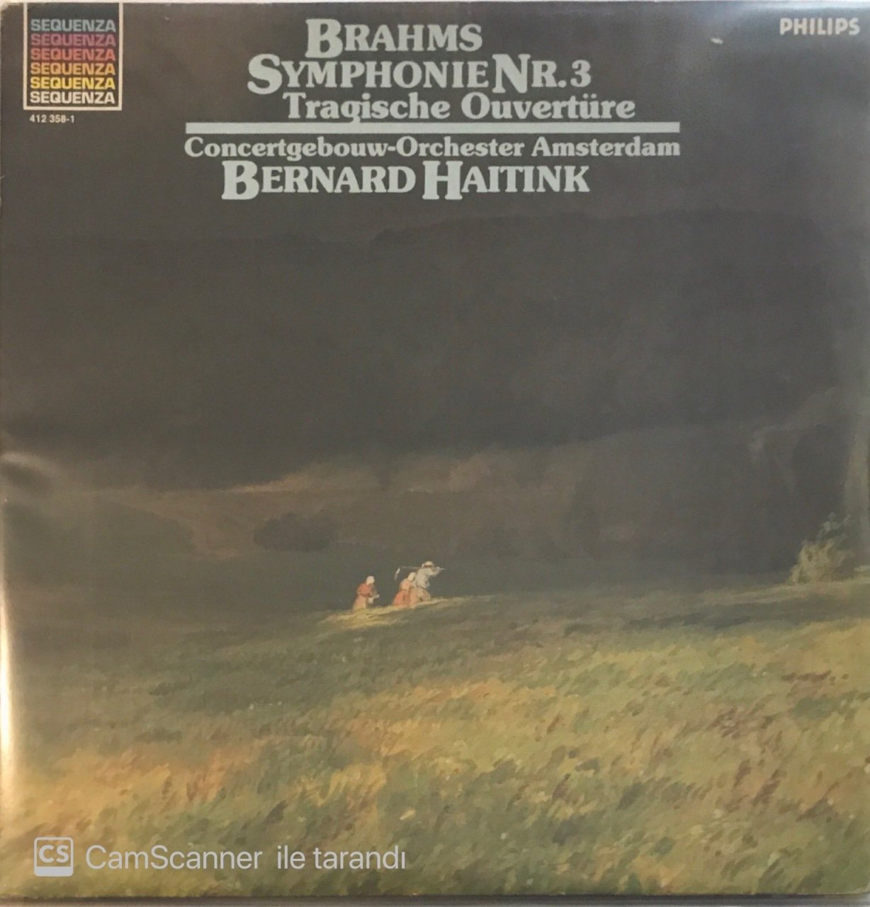 Brahms Symphonie Nr. 3 Bernard Haitink LP