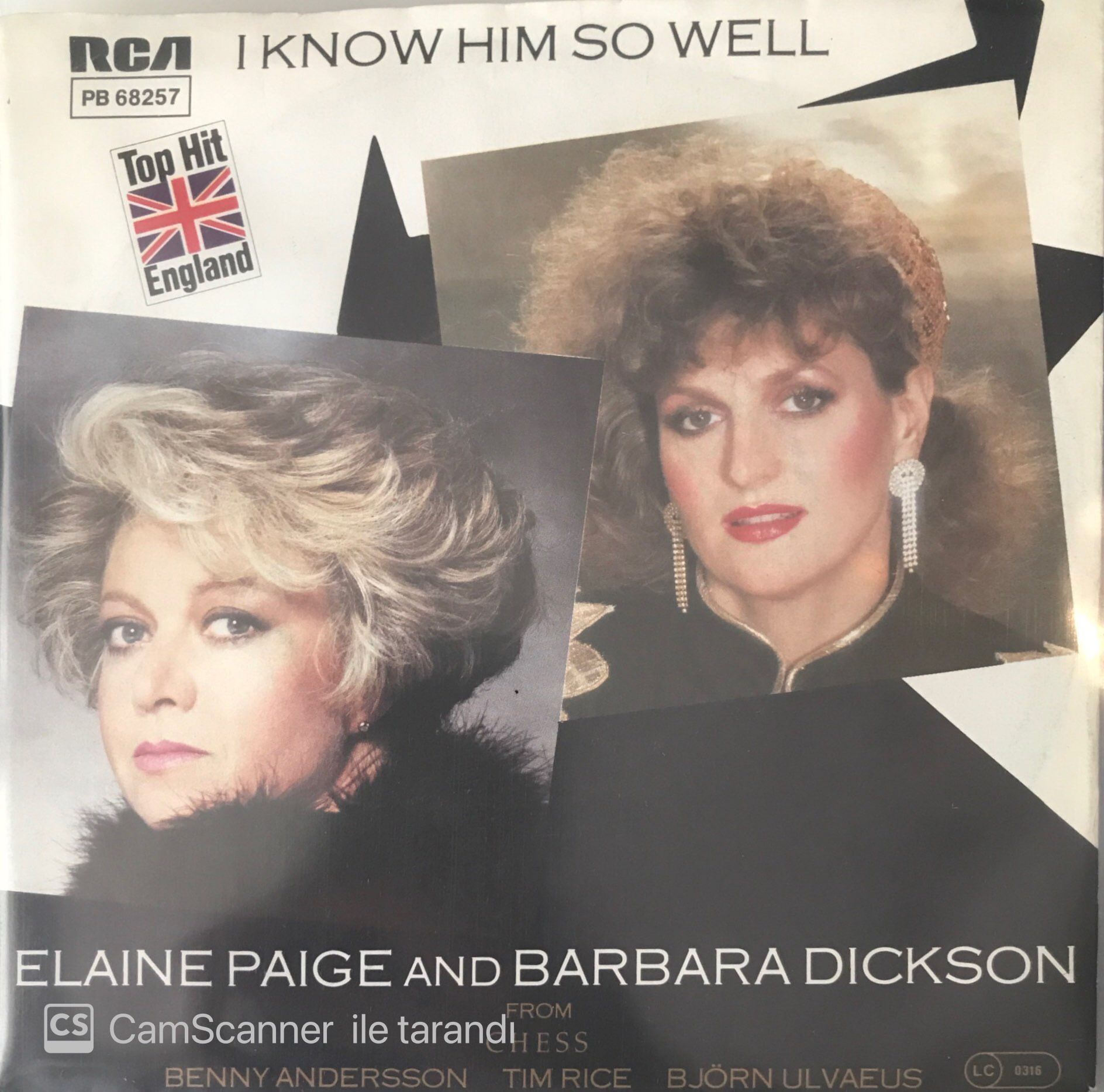 Elaine Paige And Barbara Dickson -  I Know Hım So Well 45lik