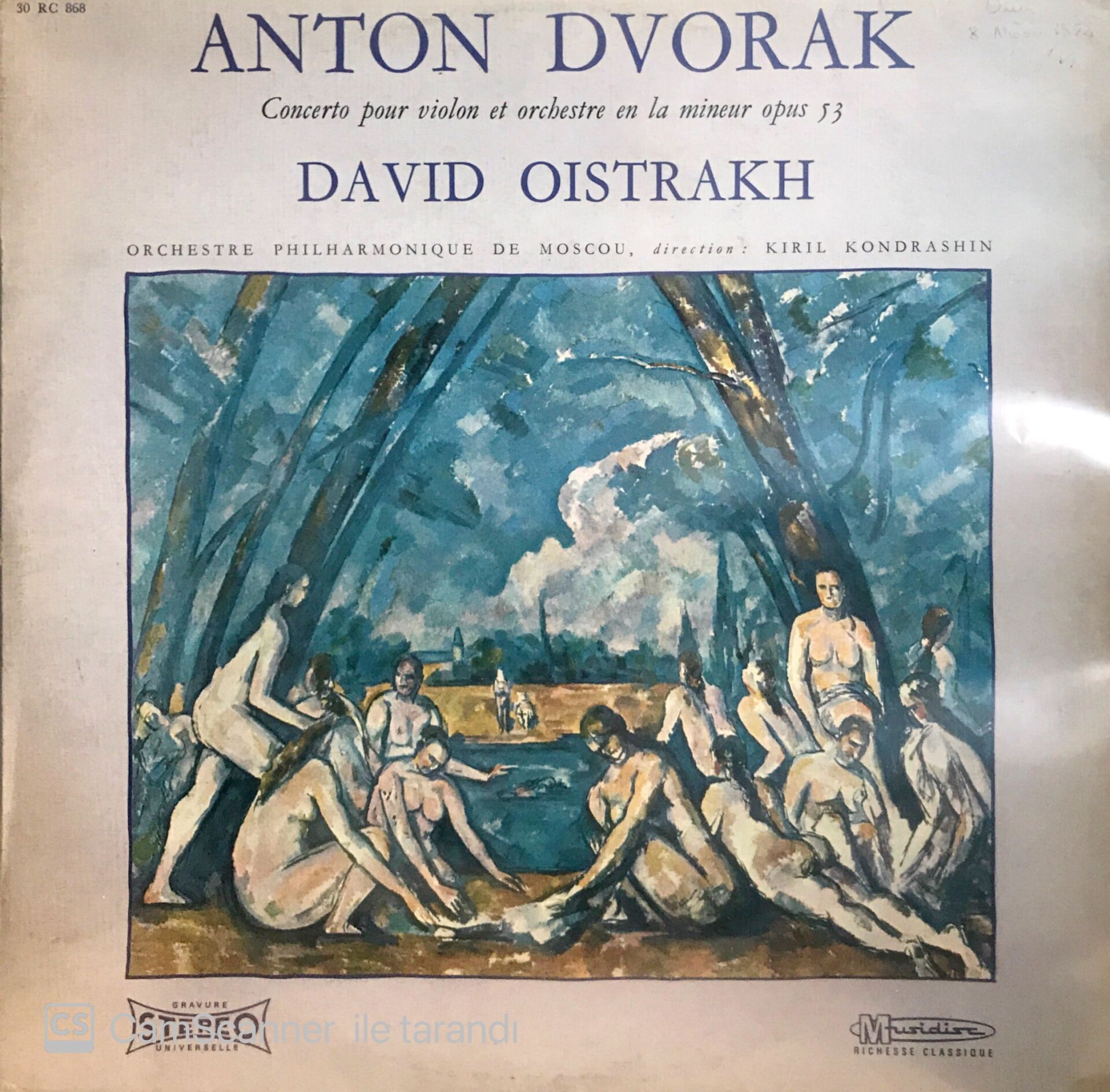 Dvorak / David Oistrakh LP