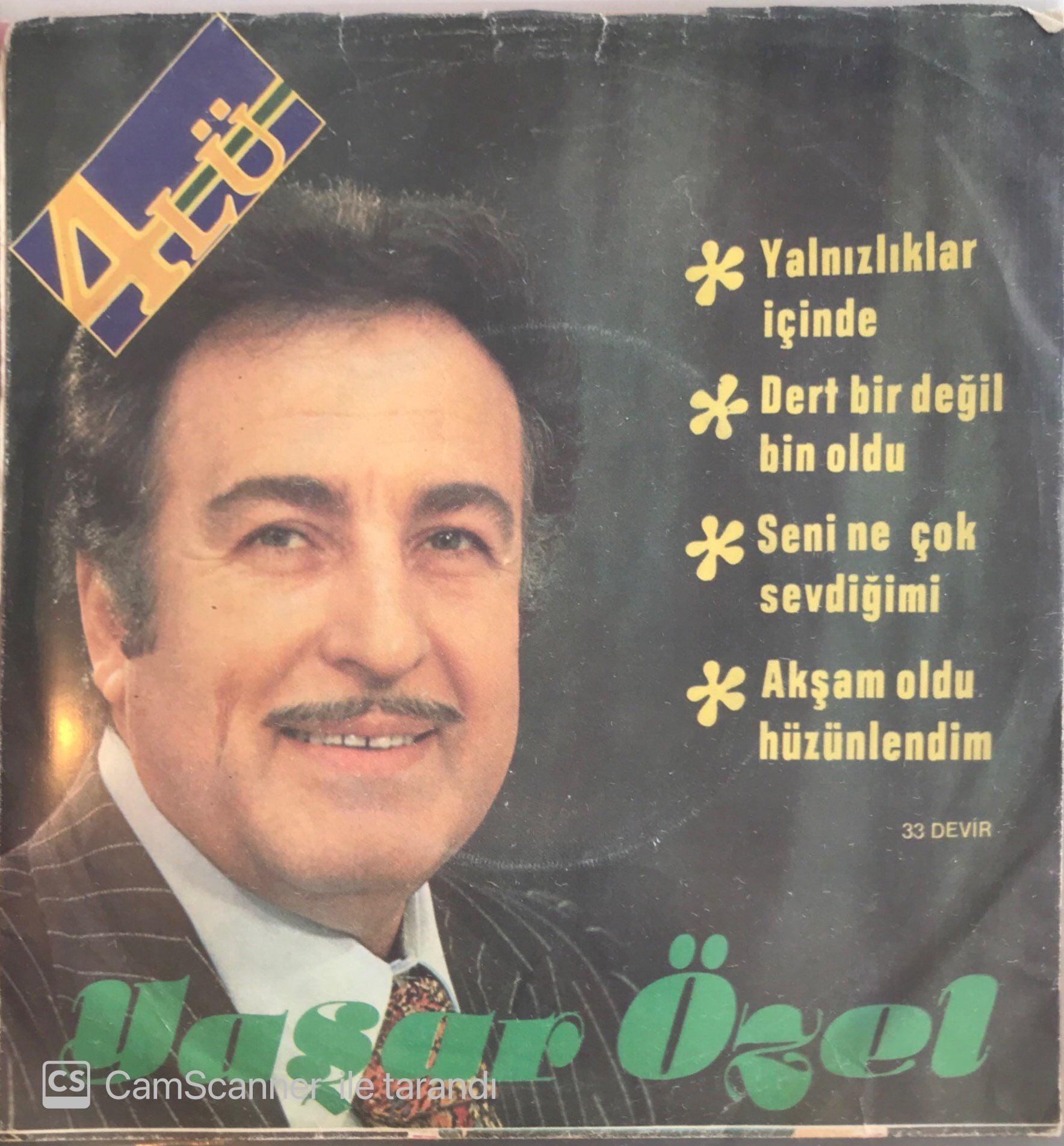 Yaşar Özel 4lü 33 Devir 45lik