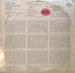 Johann Sebastian Bach Concerto In A Minor Flute, Violin, Harpsichord LP