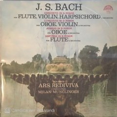 Johann Sebastian Bach Concerto In A Minor Flute, Violin, Harpsichord LP