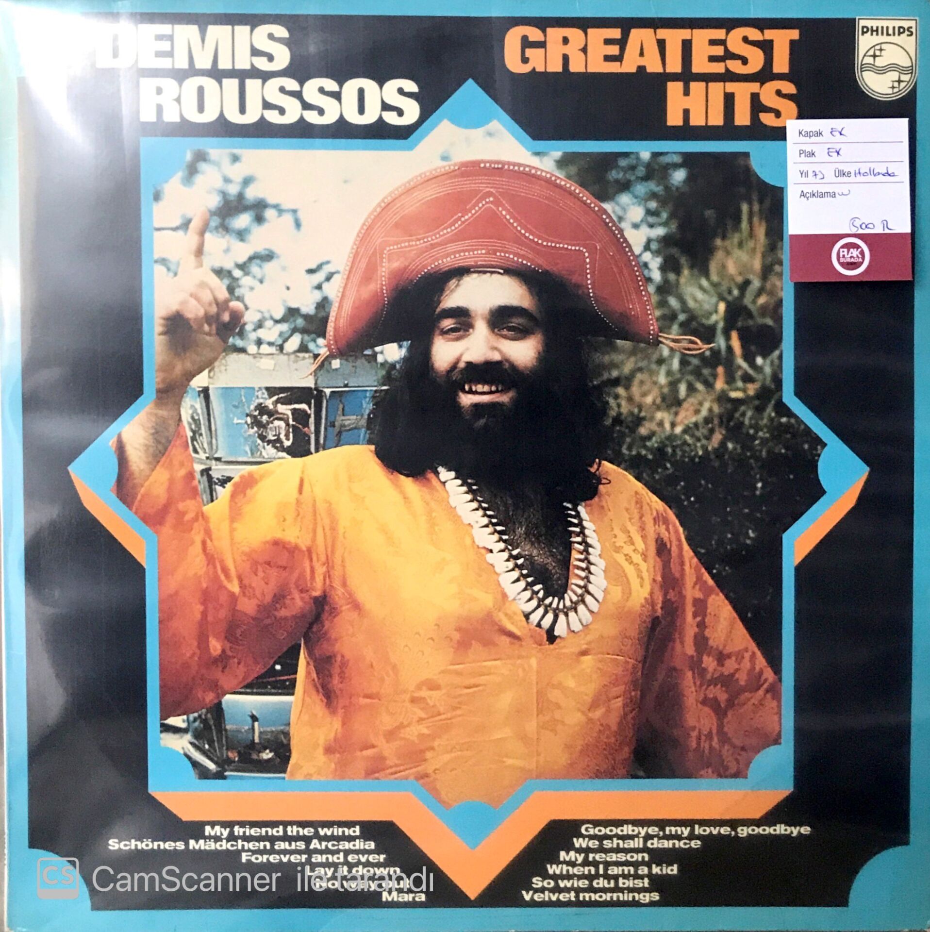 Demis Roussos Greatest Hits LP