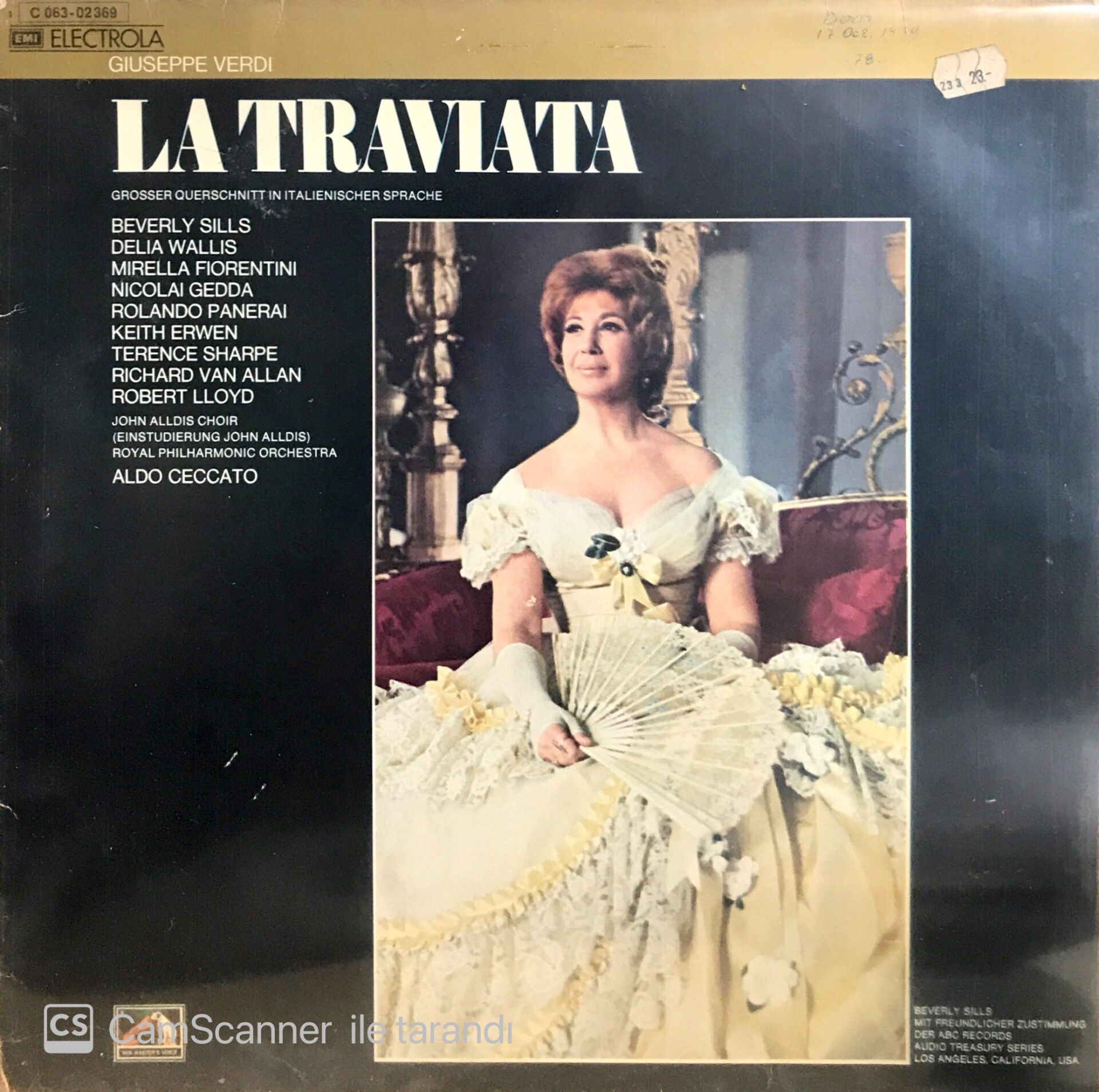 Verdi / La Traviata LP