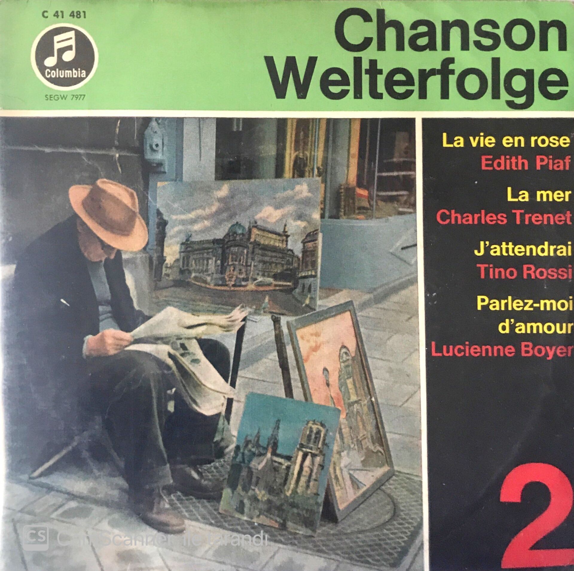 Chanson Welterfolge - 2 LP 45'lik