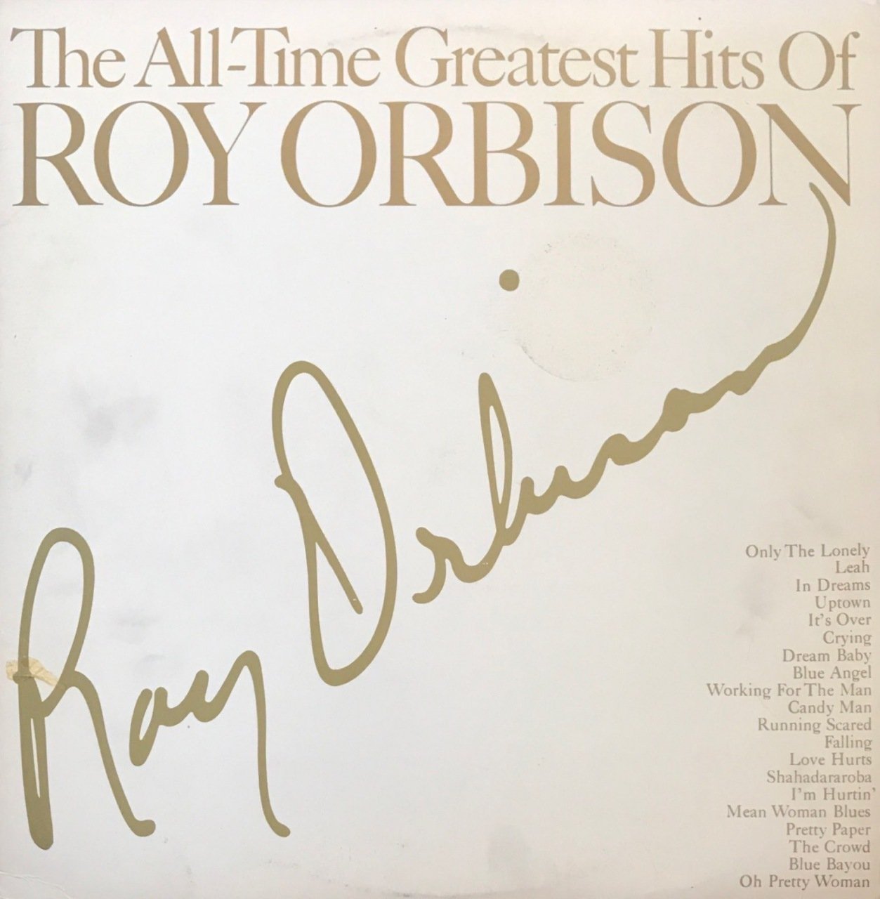 The All-Time Greatest Hits Of Roy Orbison Çift LP