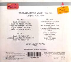 Güher & Süher Pekinel / Mozart: Complete Piano Duets 3xCD