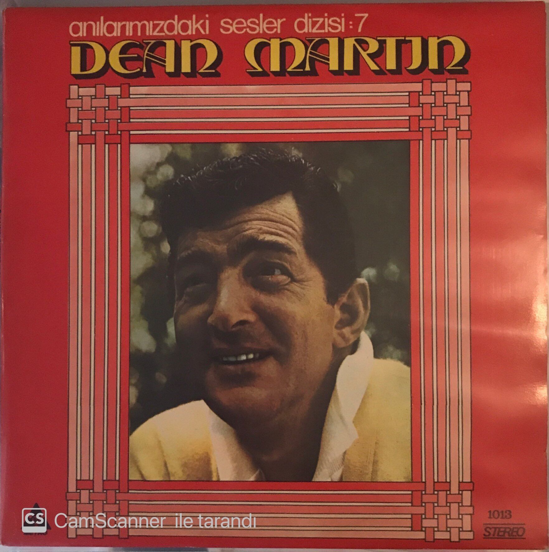Anılarımızdaki Sesler Dizisi 7 Dean Martin LP