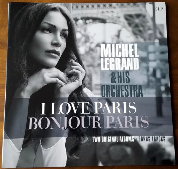 Michel Legrand & His Orchestra – I Love Paris & Bonjour Paris Double LP