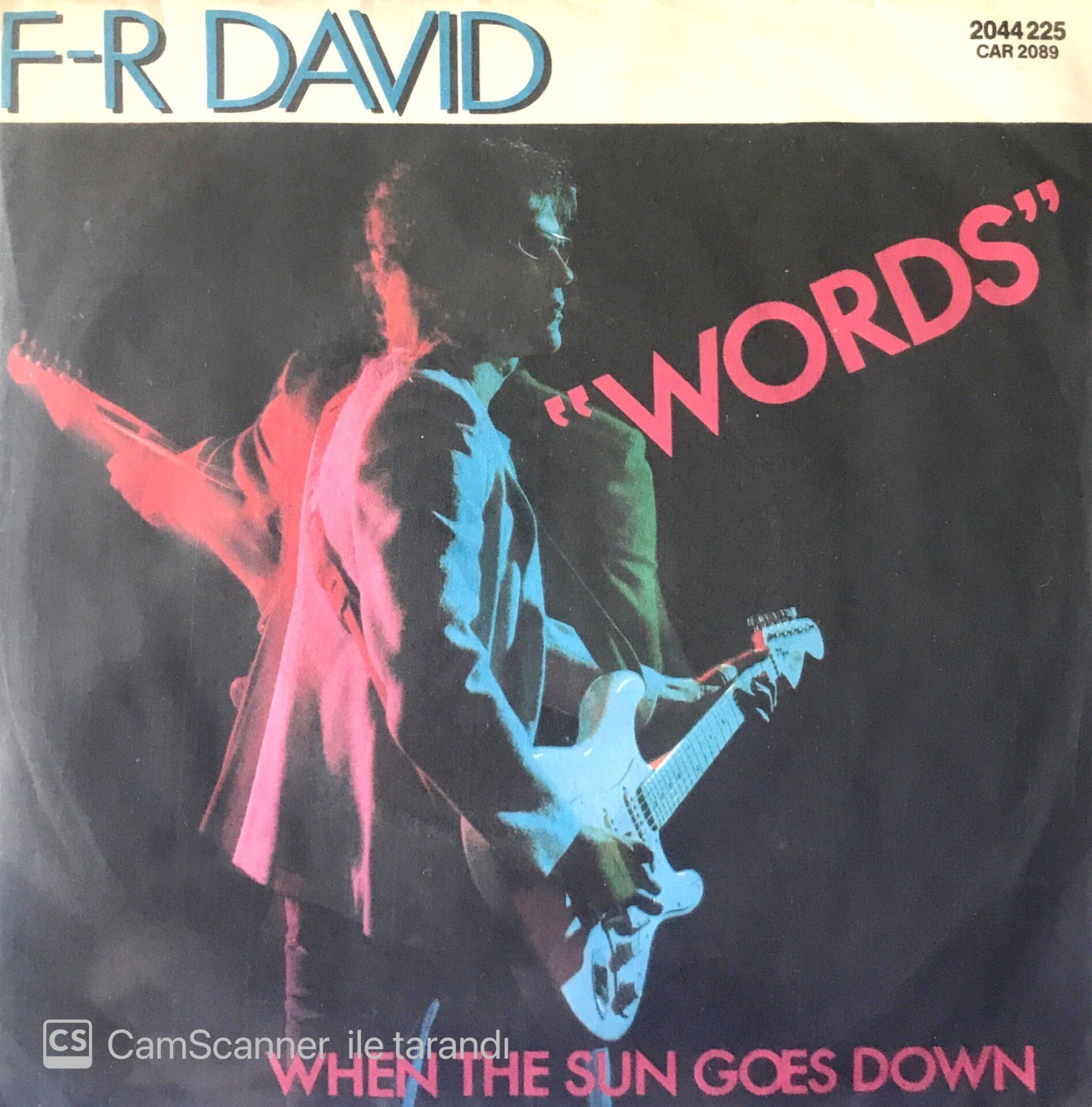 F-R David / Words 45'lik
