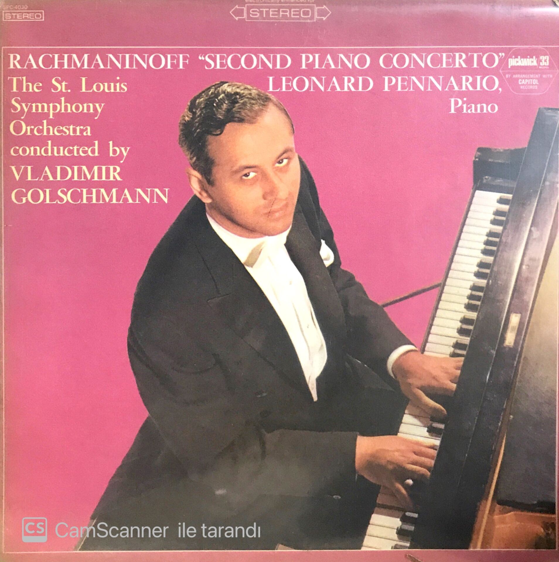 Rachmaninoff / Leonard Pennario LP