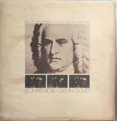 Leonard Rose Glenn Gould Bach Three Sonatas For Viola Da Gamba And Harpischord LP
