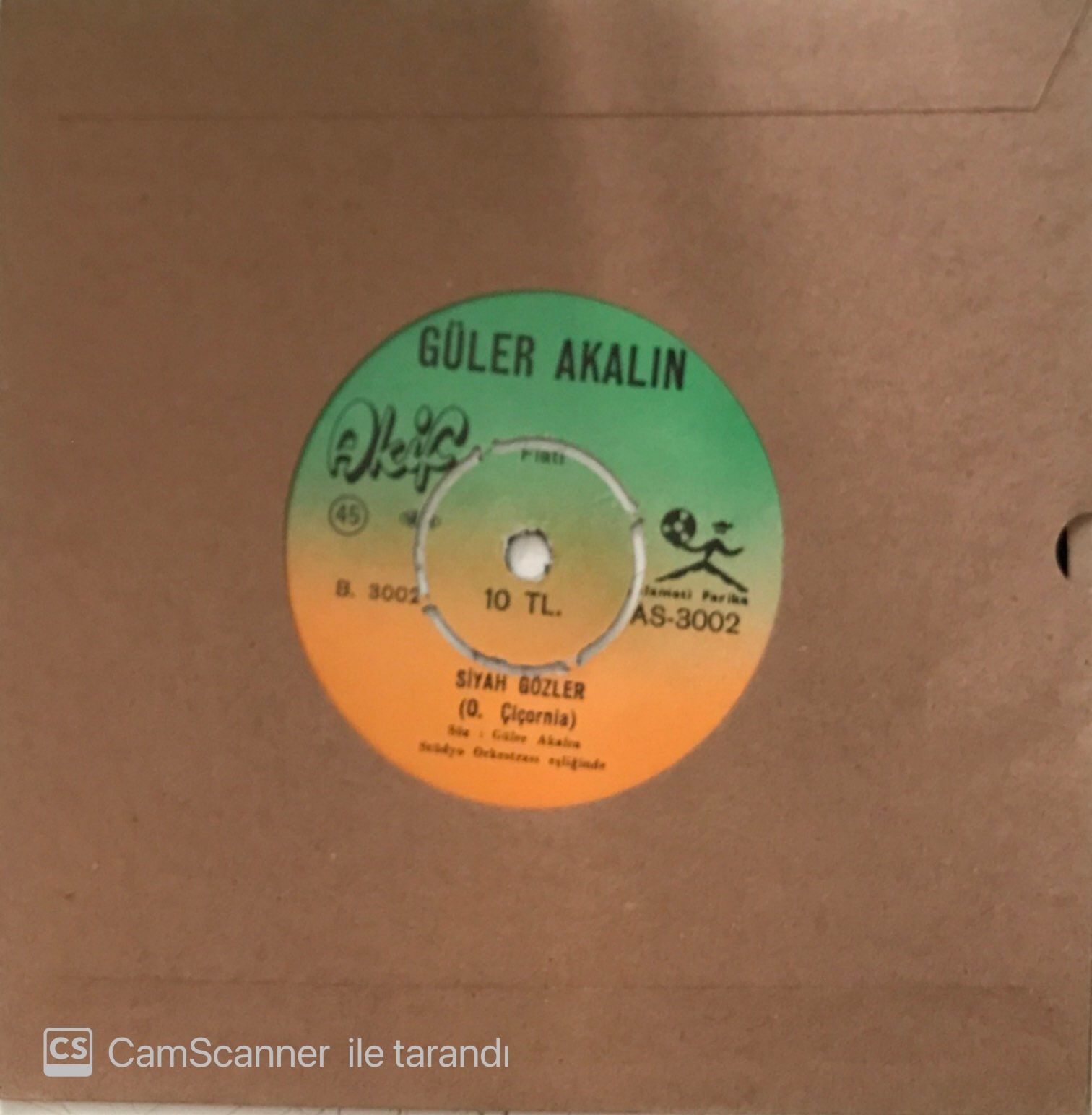 Güler Akalın Siyah Gözler 45lik