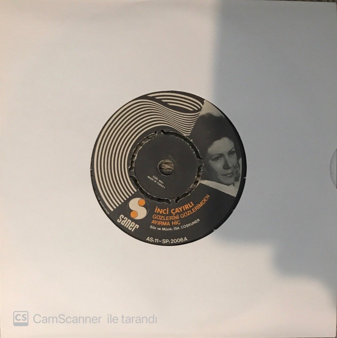 İnci Çayırlı Gözlerini Gözlerimden Ayırma 45lik