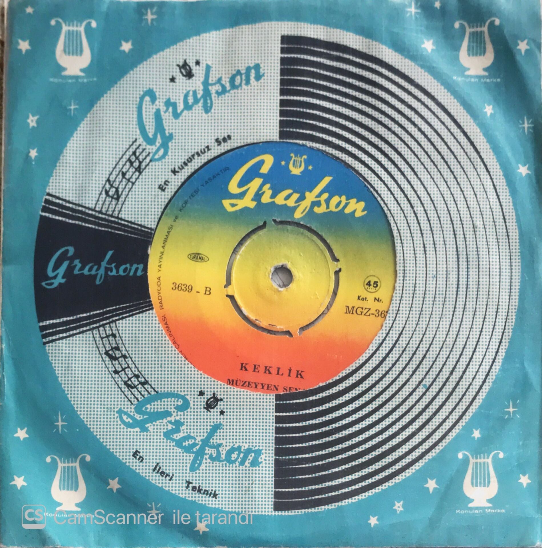 Müzeyyen Senar - Keklik/Gülmedi Şu Bahtım - 45'lik