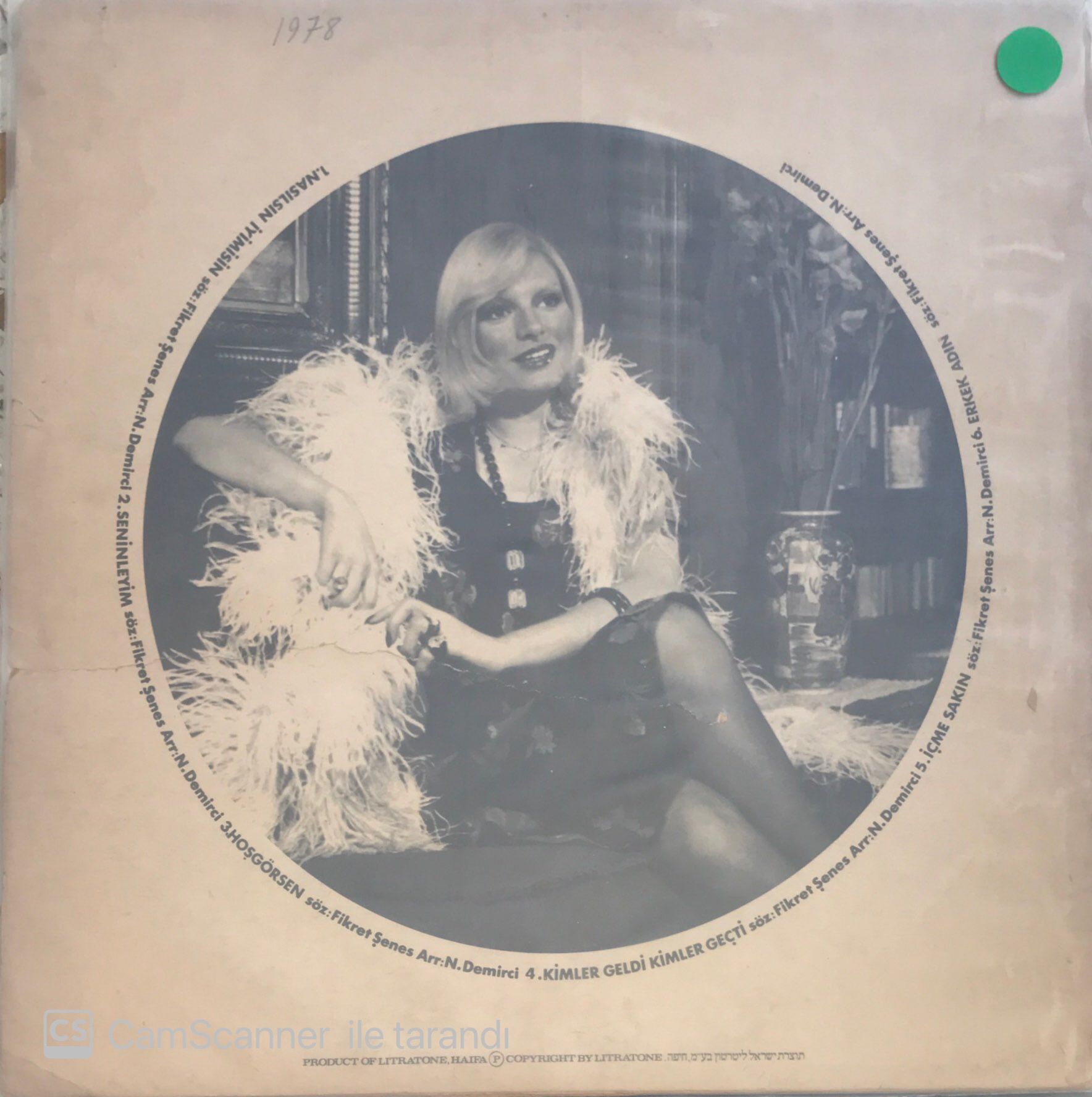 Ajda Pekkan - Hoş Gör Sen (İsrail Baskı) LP