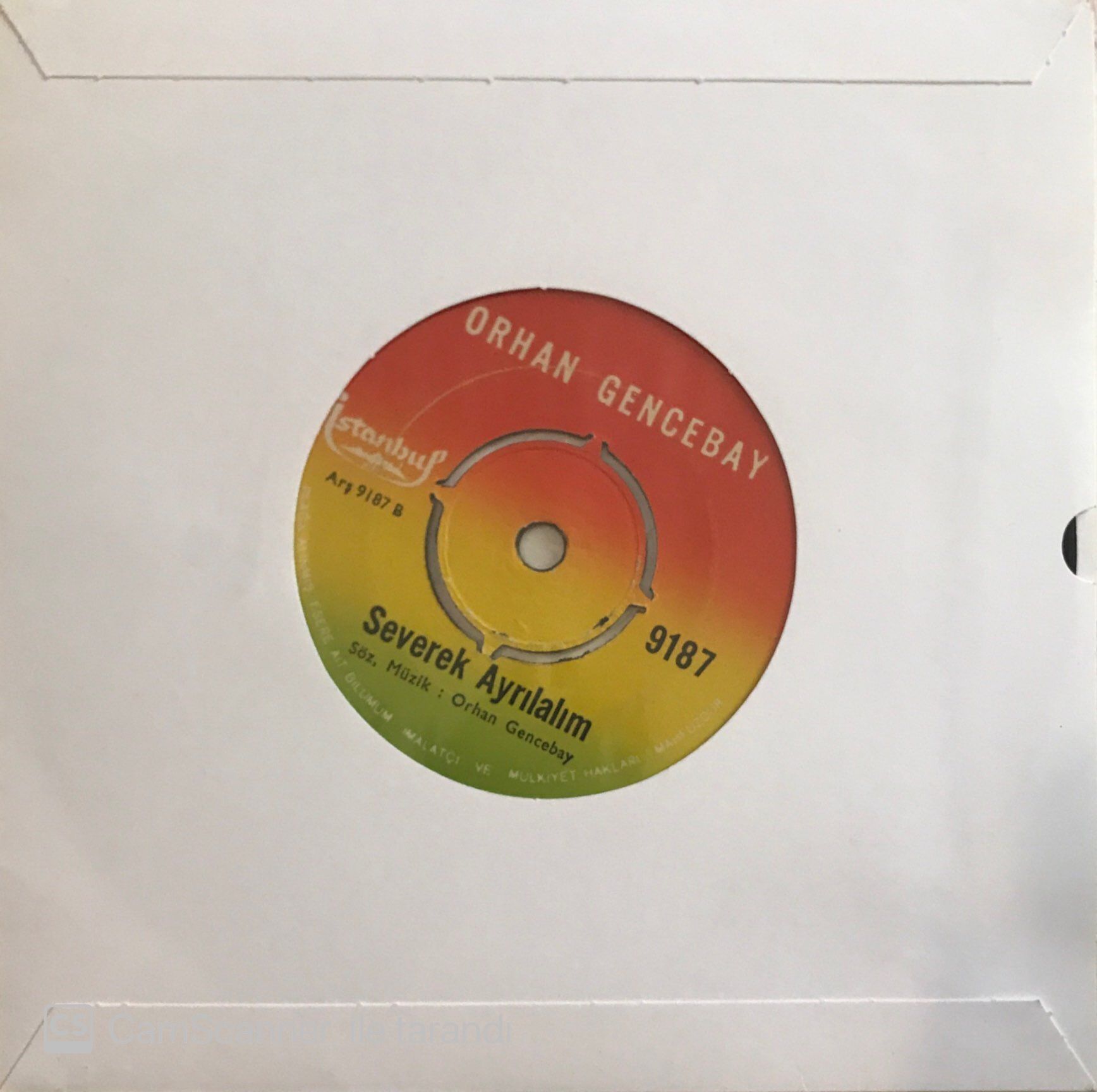 Orhan Gencebay Severek Ayrılalım 45lik