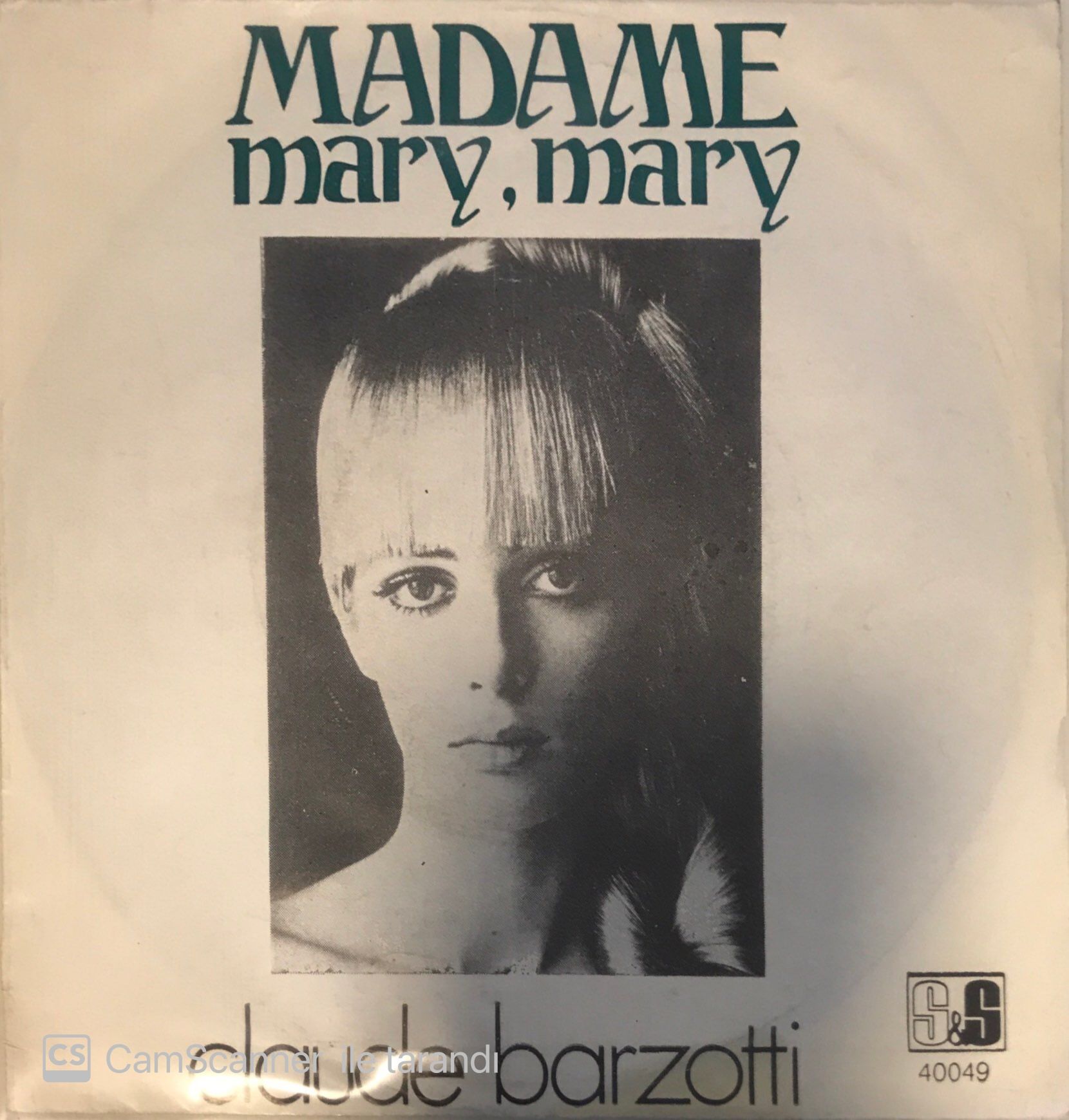Claude Barzotti Madame 45lik