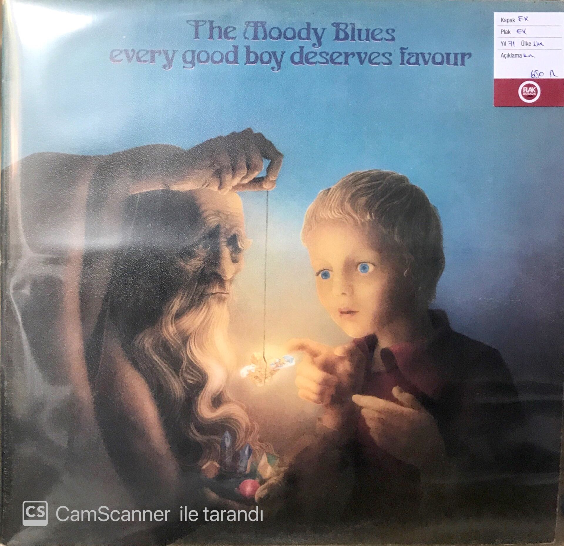 The Moody Blues Every Good Boy Deserves Favour LP