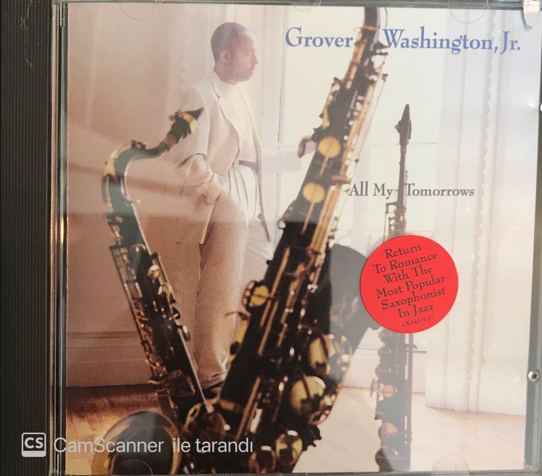 Grover Washington Jr.  - All My Tomorrows CD