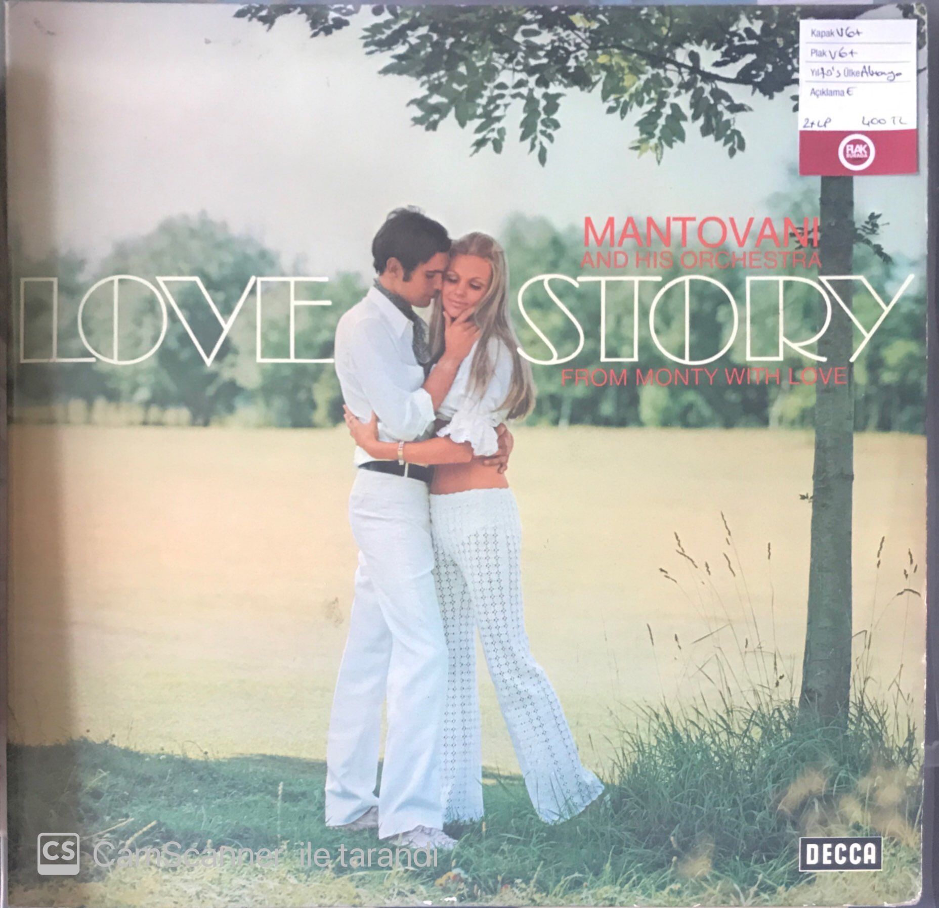 Mantovani And His Orchestra - Love Story Double LP
