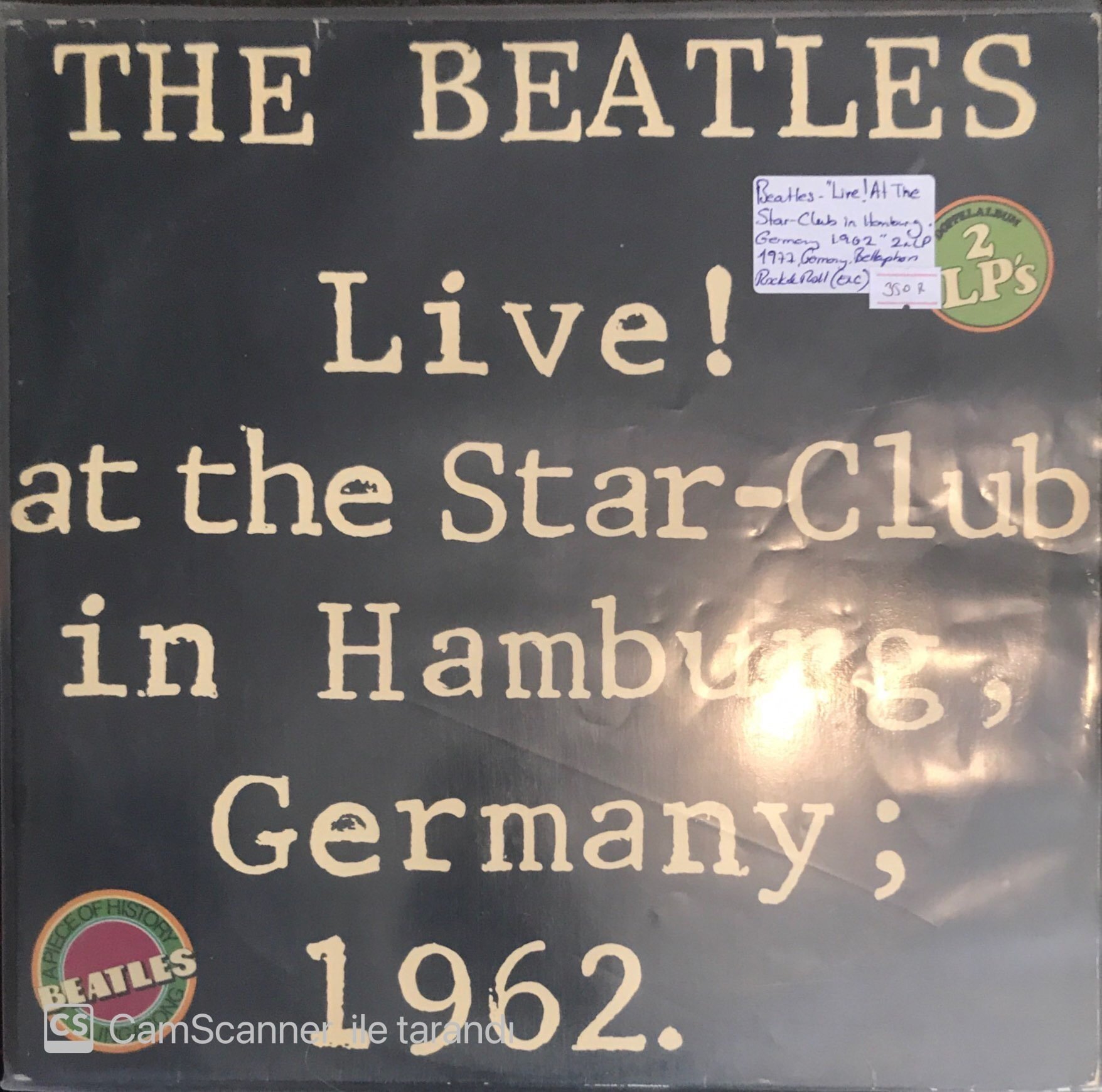 The Beatles Live! At The Star Club Double LP