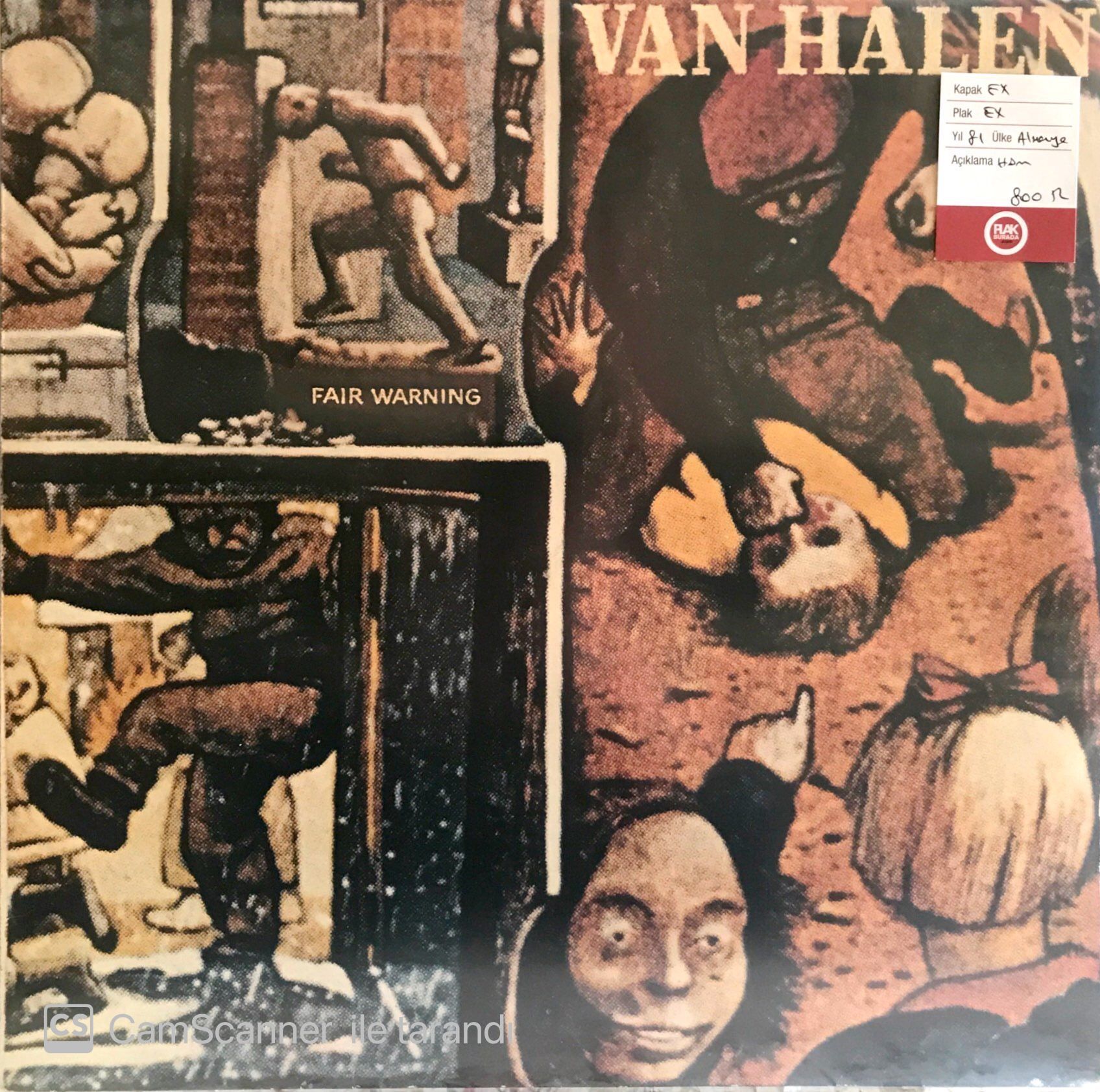 Van Halen / Fair Warning LP