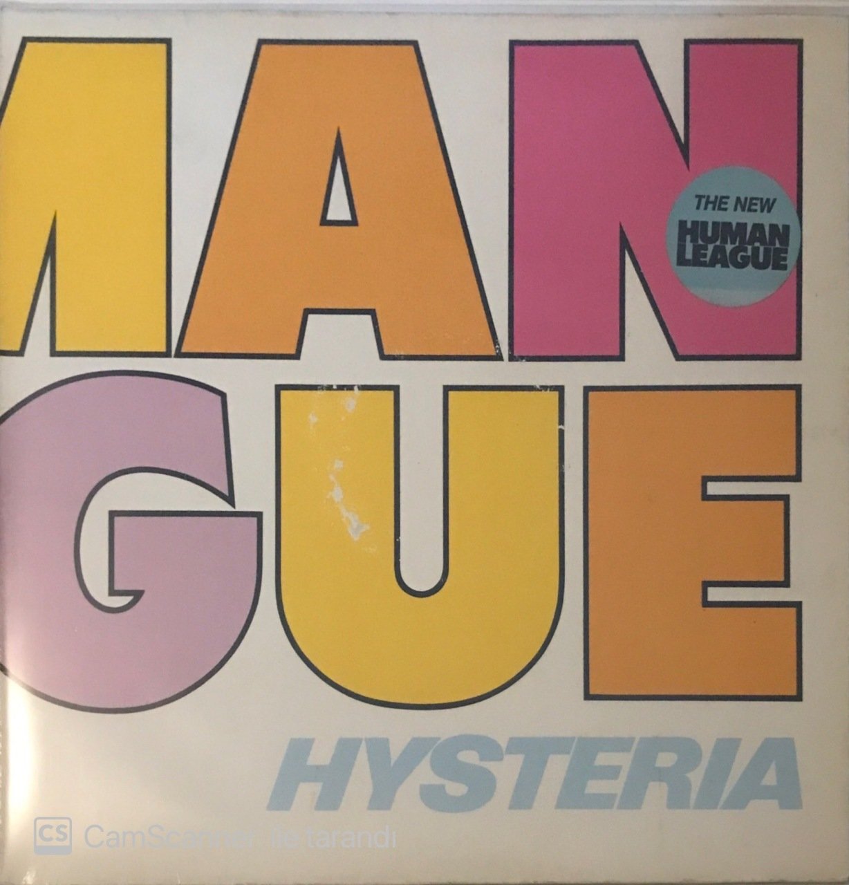 Human League Hysteria LP