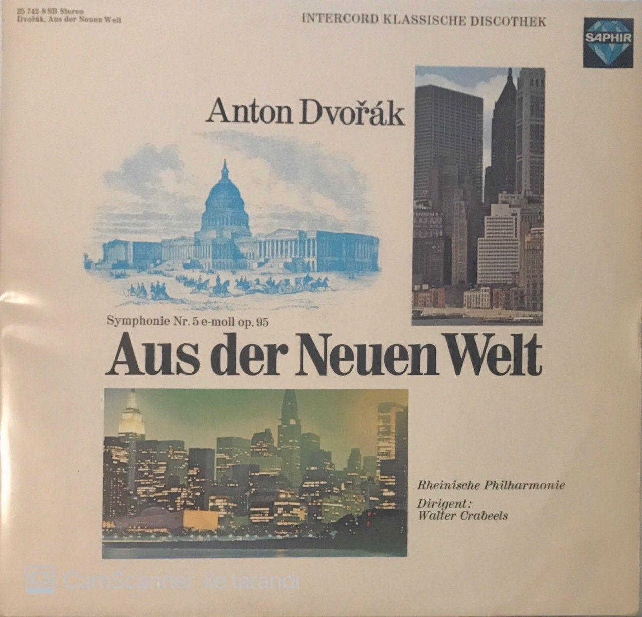 Anton Dvorak Aus Der Neuen Welt LP