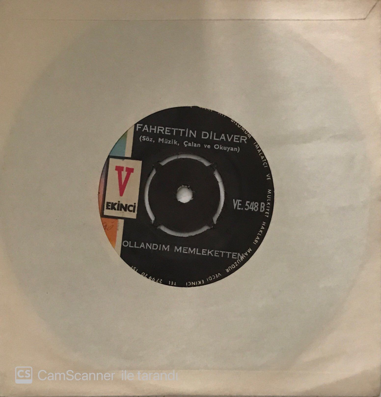 Fahrettin Dilaver Kader Acı Çok Acı 45lik