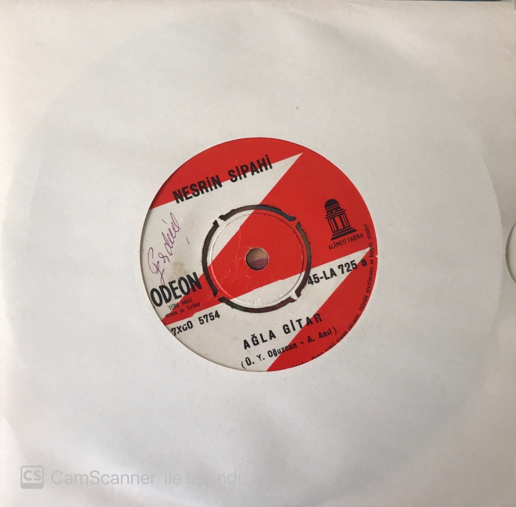 Nesrin Sipahi Ağla Gitar 45lik
