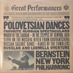 Favorite Russian Spectaculars New York Philharmonic Leonard Bernstein LP