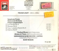 Lizst - Symphonic Poems - Masur CD