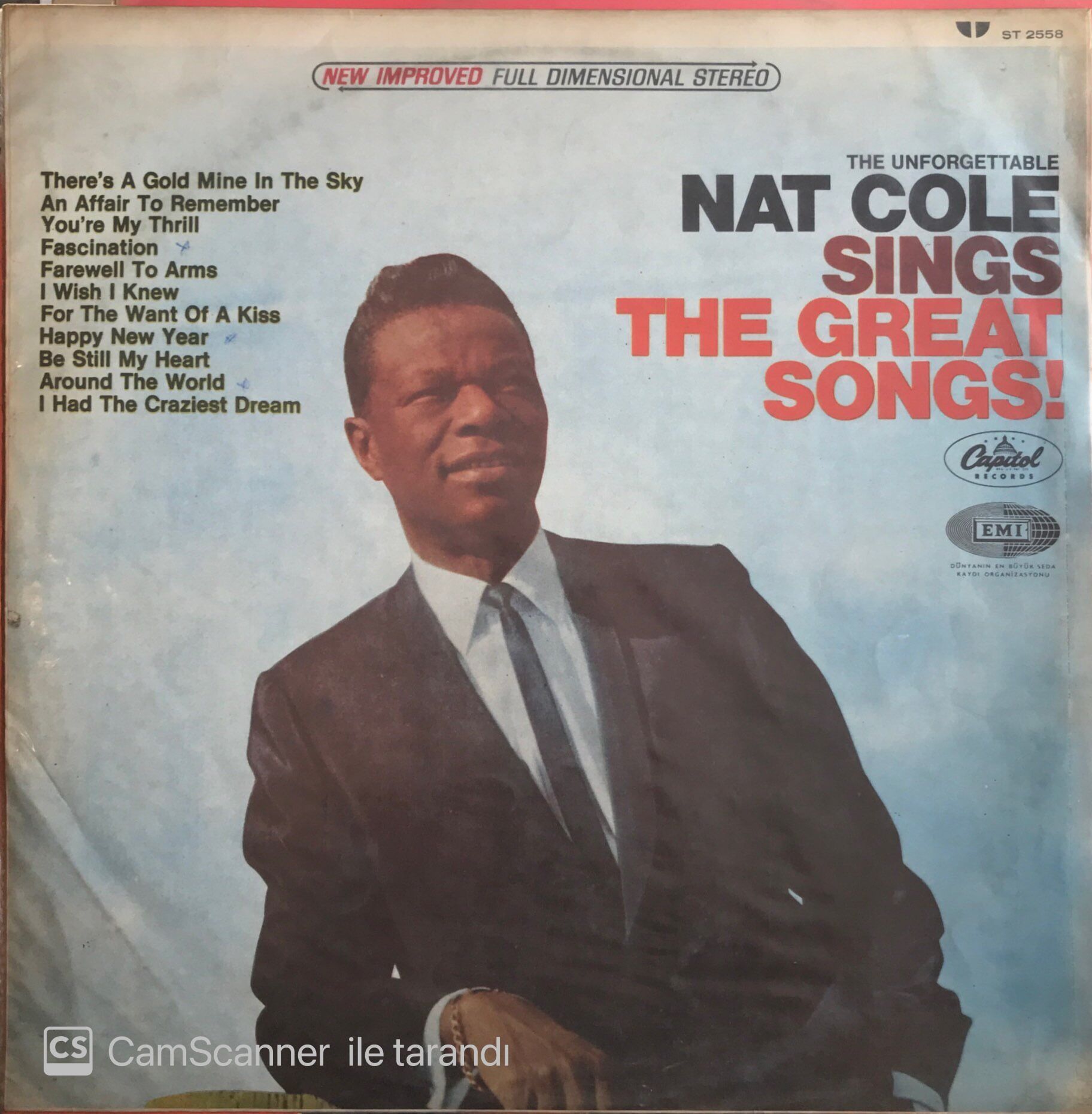 Nat King Cole Sings The Great Songs LP