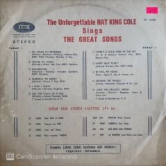 Nat King Cole Sings The Great Songs LP
