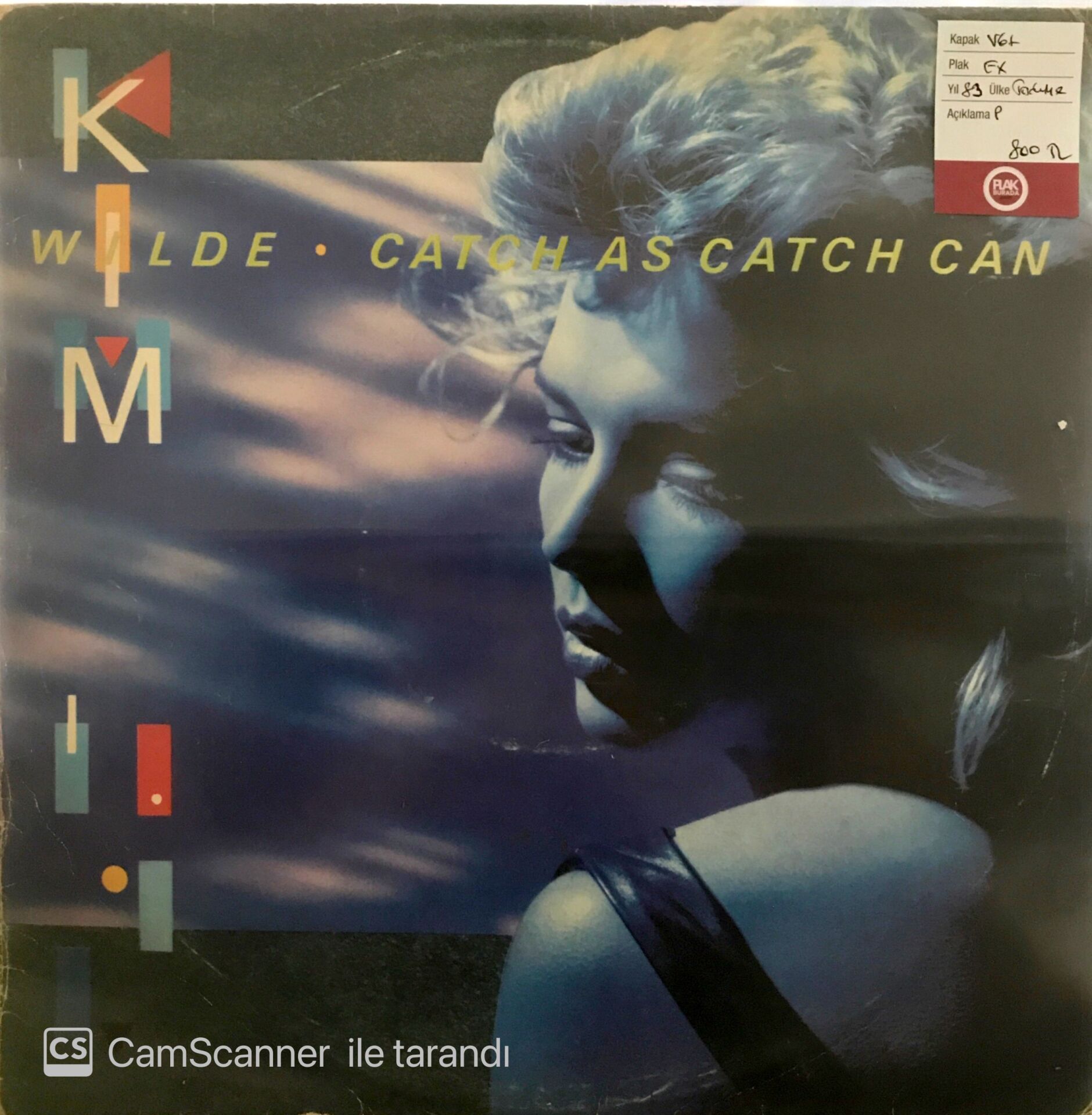 Kim Wilde Catch As Catch Can LP