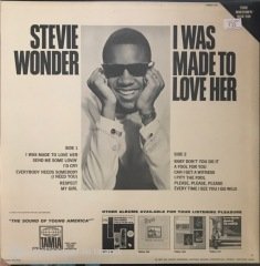 Stevie Wonder I Was Made To Love Her LP