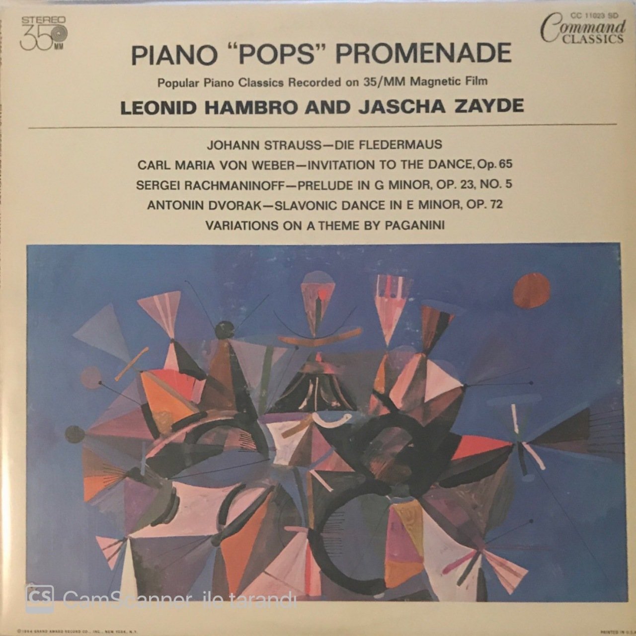 Leonid Hambro And Jascha Zayde Piano ''Pops'' Promenade LP