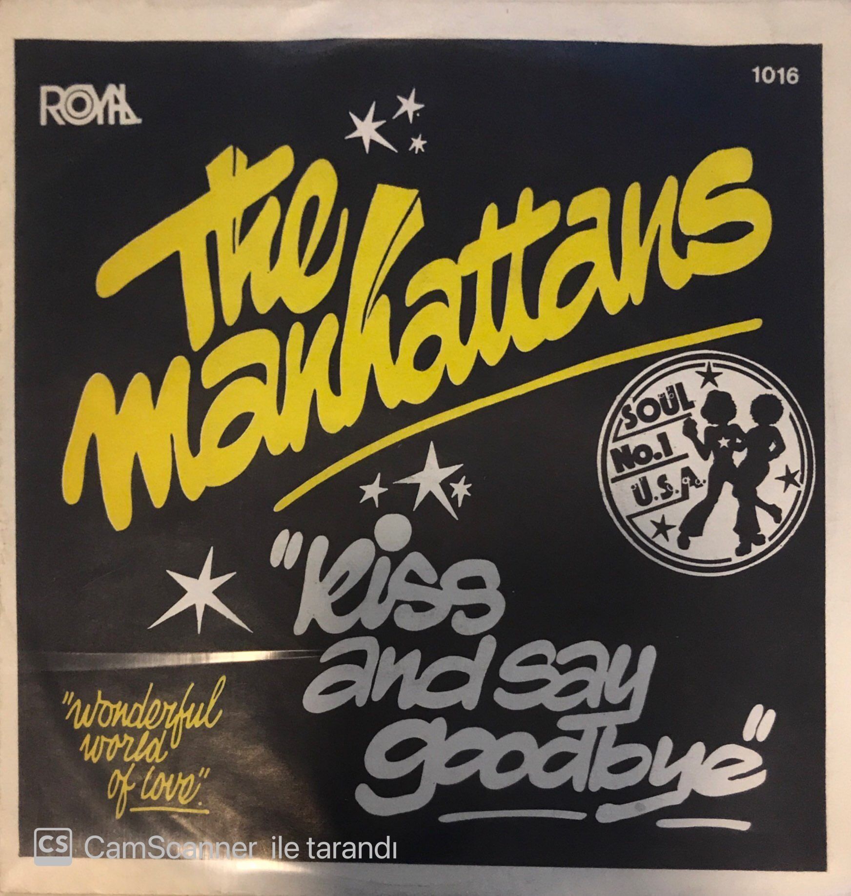 The Manhattans Kiss And Say Goodbye 45lik