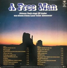 Johnny Cash A Free Man LP